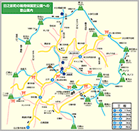 祖母傾国定公園の地図